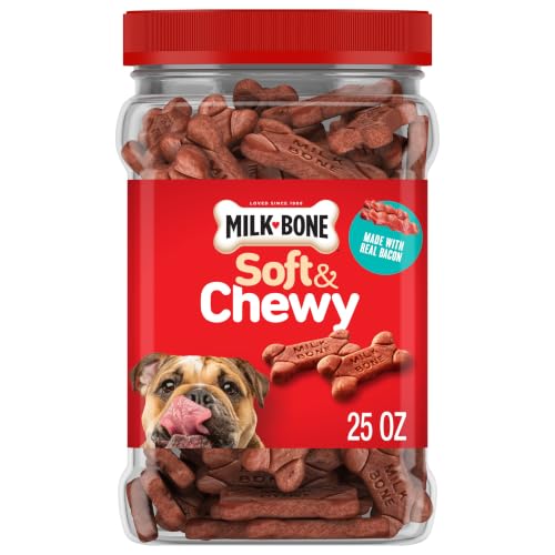 Milk-Bone Soft & Chewy Dog Treats, Made with Real...