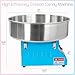 VIVO Blue 1030W Electric Cotton Candy Machine, Commercial Candy Floss Maker, 20 inch Stainless Steel Bowl with Sugar Scoop, Easy Home Use, CANDY-V001B
