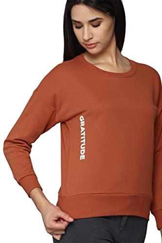 Image of Allen Solly Women's Cotton Crew Neck Sweatshirt