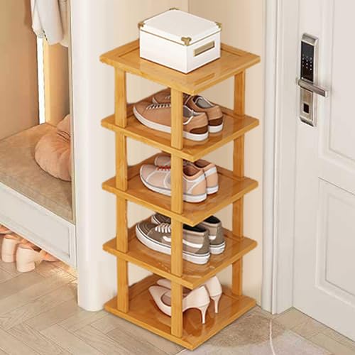 Étagère à chaussures étroite à 5 niveaux pour gain de place optimal - 5