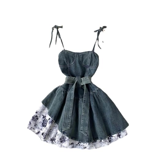Robe en jean fluide pour camoufler les rondeurs avec style