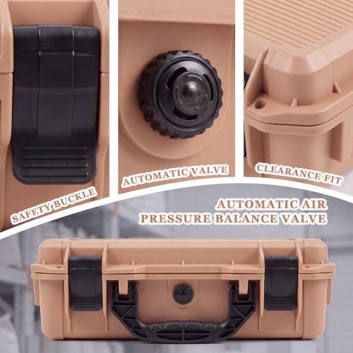 Image of Relaxweex 13 x 9.5 x 4.1 Inch Hard Case, Stripe Shell, Rose Gold