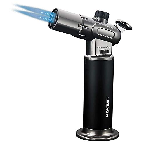 Beloven Power Butaan Zaklamp Sigaar Zaklamp Keukenbrander Jet Flame Gas Navulbare Verstelbare Vlam, Contactschakelaar…