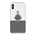 kate spade new york Gift Set Bundle for iPhone X/XS - Protective Black Multi Glitter/Clear Scalloped Hardshell and Stability Ring Stand