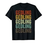 gedling homes Diseño gráfico retro de Gedling City para los fanáticos de Gedling