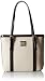 Anne Klein Perfect Tote Small Shopper, Bone/Black/Black