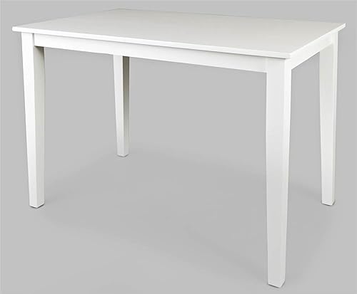 Jofran Simplicity Counter Height Dining Table Paperwhite, 32"W X 54"D