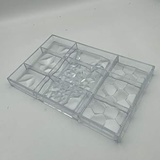 3 In 1 Polycarbonate Chocolate Bar Mold Large Break-Apart Candy Tray