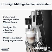 De'Longhi Eletta Evo ECAM 46.860.B Kaffeevollautomat mit LatteCrema Milchsystem, Cappuccino und Espresso auf Knopfdruck, LCD Display und Sensor-Touch-Tasten, schwarz – Ansicht 4