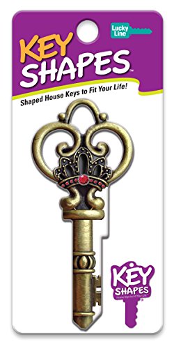 Lucky Line Key Shapes, Medieval SKELETON KEY - House Key Blank, SC1, 1 key (B146S)
