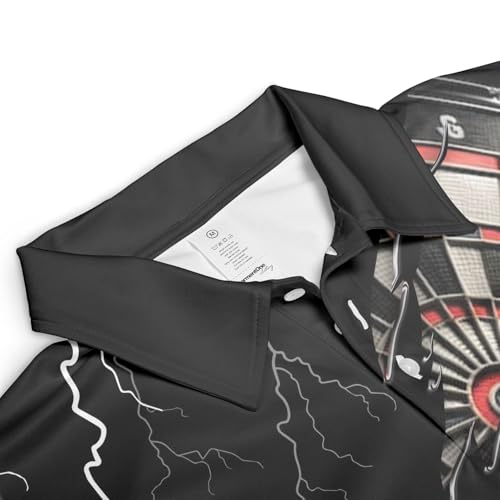 Personalized Dart Shirts for Men, Custom Dart Jersey for Team, Dartboard Shirts, Dart Gifts, Dart Team Polo Shirts, Dart Jerseys Gift for Dart Players and Teams4