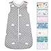 Viedouce Saco de Dormir para Bebé,Saco de Dormir de Algodón Bio para Bebés,Súper Suave,Longitud 80cm para Niño Niña(1 Tog,3-18 Meses)