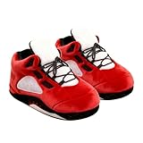 Mululian Unisex Cosy Trendy Sneaker Slippers Comfy Kicks Non Slip Sole Indoor House Plush - One Size Fits Most