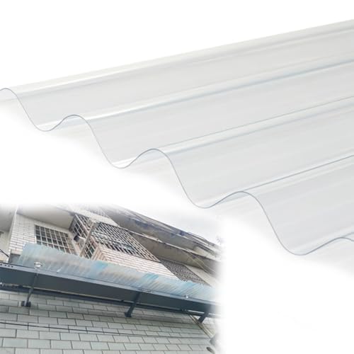 Panneaux de toiture transparents contre la pluie pour abri de jardin lumineux