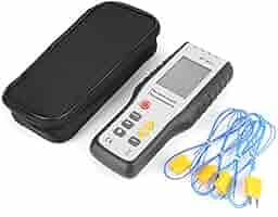 Termometro Digitale 4 Canali Con Sonde K-Type - Misura Da -200°C A 1372°C | Display LCD Con Retroilluminazione - Foto 5