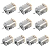 Lot de 10 mini moteurs DC 1,5 V-6 V Micro130 - Moteur électrique 19500 tr/min...