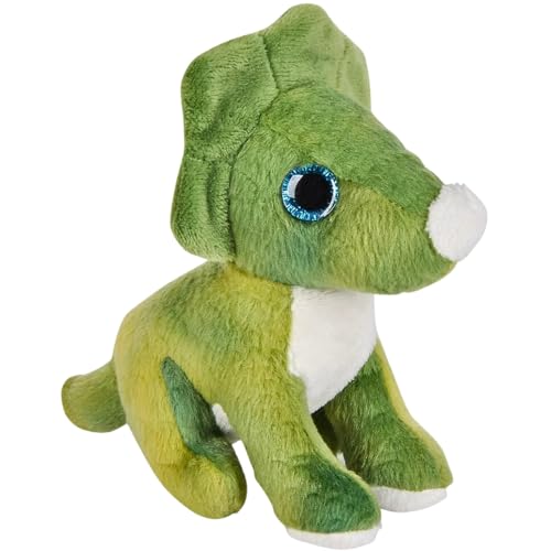 Rhode Island Novelty Prehistoric Mighty Mights Triceratops, Soft Dinosaur Stuffed Animal for Kids, 3.5 Inch