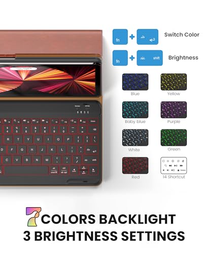 Opakit USAZ-PGK-10.9-11-BR Leather Keyboard Case thumb #6