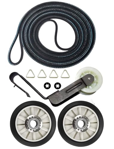 #US Replacement Parts for Kenmore 11072884101 Dryer Rollers Belt Pulley Kit (Fricpart-082053)