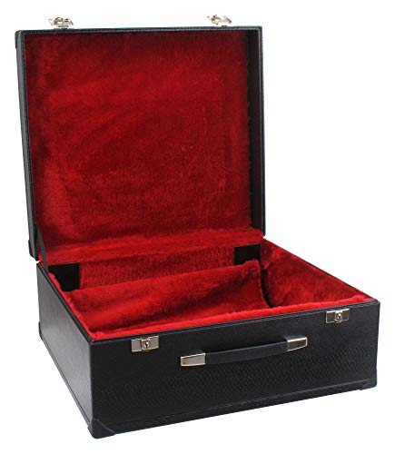 Alpenklang 120-Bass Akkordeon Koffer (Tragekoffer für 120-Bass Akkordeons, Holzkern, Kunstlederbezug)