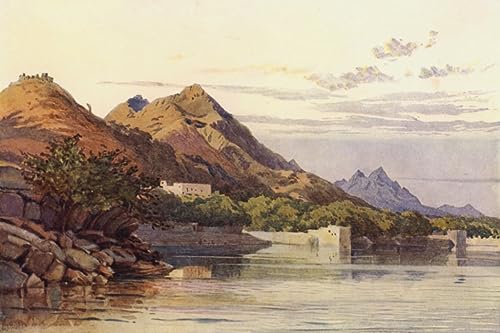 Toile Ana Sagar Ajmere affiche décoration murale vintage 60x90cm