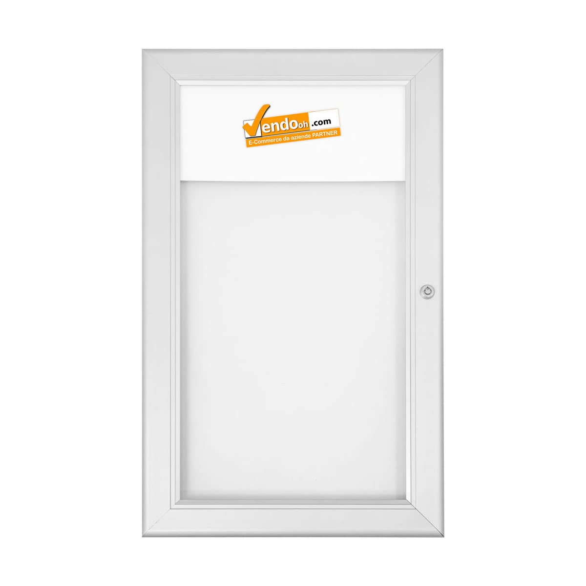 BACHECA PORTA MENU PER ESTERNO PANNELLO LOGO PERSONALIZZATO SERRATURA E CHIAVI - 1xA4