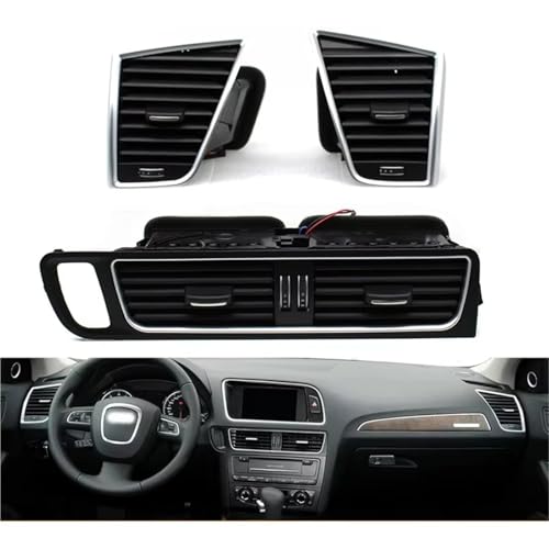 Deflector de salida de aire para Q5 2010-2016 LHD: rejilla para salpicadero frontal central 4