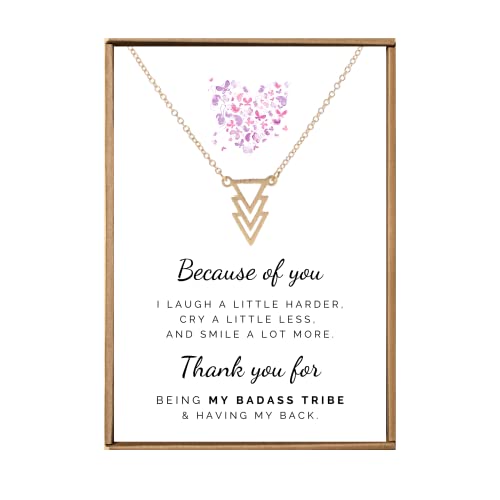 VIY Personal Card Friendship woman necklace Tribe necklace for women friendship Tribe gifts