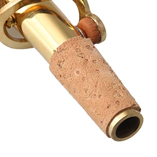 Bqlzr 10X3Cm Golden Metal And Wooden Saxophone Accessories Saxophone Neck Set With Curved Neck And Straight Neck For Soprano Saxophone Pack Of 2 #TOP5