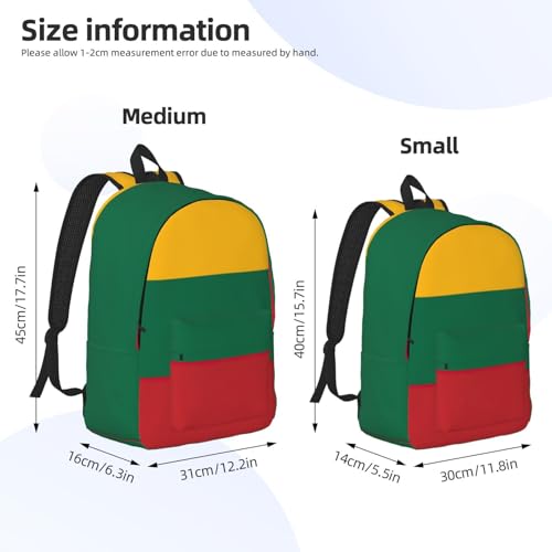 Mochila de viaje de Lituania para mujer y portátil de mano 4