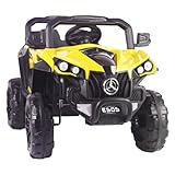 Genérico Montable RZR Eléctrico para Niños Tipo Mercedes 12V 2023 (Amarillo)