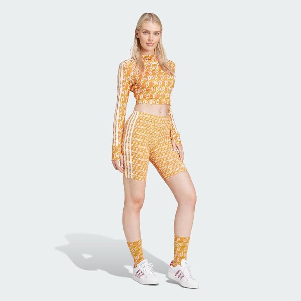 Amazon.com: Adidas x Farm Rio Bike Shorts : Clothing, Shoes