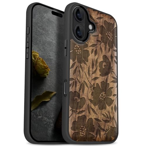Coque iPhone 17 Magsafe Bois Carveit Étui Antichoc Noyer