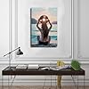 ZGTXZSXKA Sunrise Beach Vinyl Records Canvas Poster Wall Art Decor Print Picture Paintings for Living Room Bedroom Decoration 08x12inch(20x30cm) #2