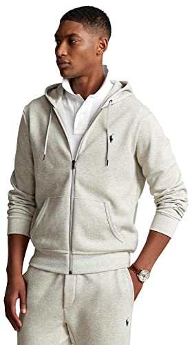 Image of POLO RALPH LAUREN mens Double-knit Full Zip Hoodie