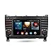 Produktbild XTRONS 7" Android Octa Core 4GB RAM 64GB ROM Autoradio mit Touchscreen Android 10 DVD Player Autostereo unterstützt 3G 4G Bluetooth DAB OBD2 TPMS FÜR Mercedes-Benz CLK-Class W209