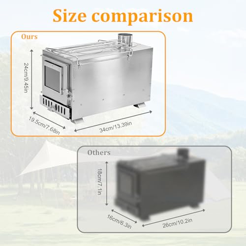 unho Stainless Hot Tent Stove