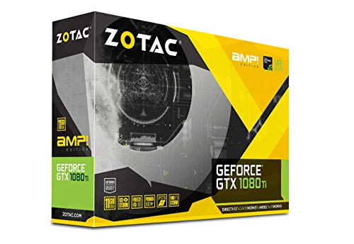 Image of ZOTAC GeForce GTX 1080 Ti AMP Edition 11GB GDDR5X 352-bit PCIe 3.0 Gaming Graphics Card VR Ready(ZT-P10810D-10P) (Renewed)