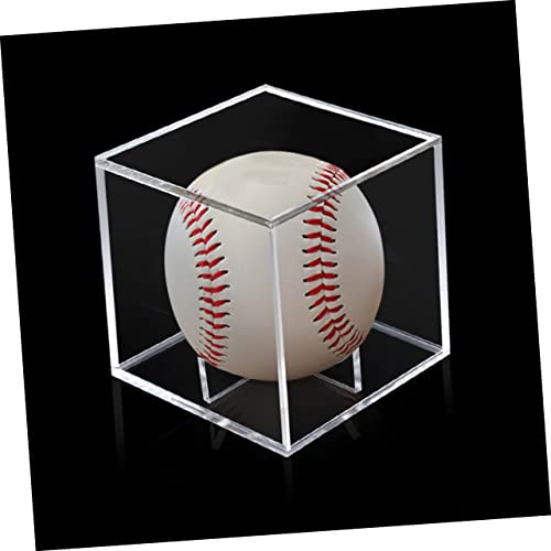 Parliky Troféu De Voleibol Display Acrílico Risers Suporte De Exibição De Futebol Cubo Protegido Arm