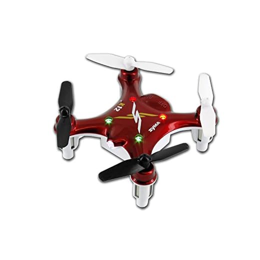 Syma X12 Mini Nano 6-Axis Gyro 4 Channel RC Quadcopter (RED)