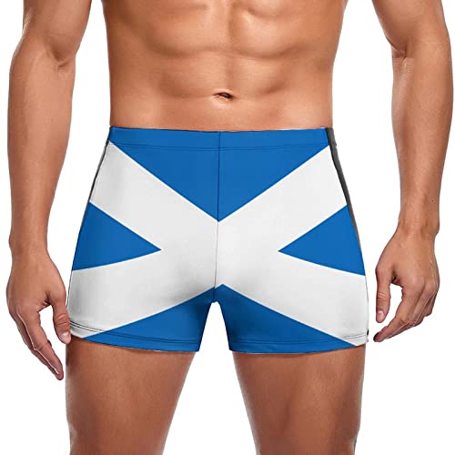 Men's Swimwear Flag of Ireland Briefs Swim Trunk Square Leg Boxer Board Shorts Swimsuit