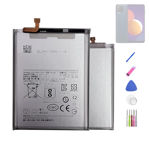 HIGHAKKU Batería de repuesto EB-BM207ABY compatible con Samsung Galaxy M12 SM-M127 & Galaxy M30s SM-M307 & Galaxy M31 SM-M315 con herramientas