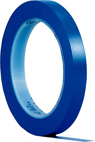 3M T961471BL Blue Vinyl Tape, 1/4