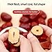 Perfect dates,Jujube dates，Red date Dried fruit 17.6 oz (500 g) - for baking, cooking, and snacking, sweet, chewy, and delicate in a jar。