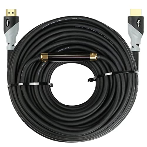 HDMI-Kabel mit Signalverstärker, 2,0 V, unterstützt 4K 3D Ethernet 1080P und Audio Return Channel Cover