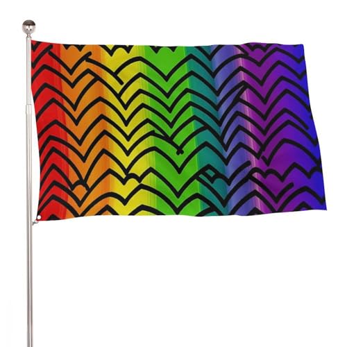 Drapeau à motif arc-en-ciel Gay Pride, symbole de liberté pour votre foyer
