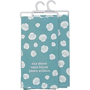 Primitives by Kathy Kitchen Towel - Sky Above Sand Below Peace Within Primitives by Kathy Kitchen Towel Sky Above Sand Below Peace Within