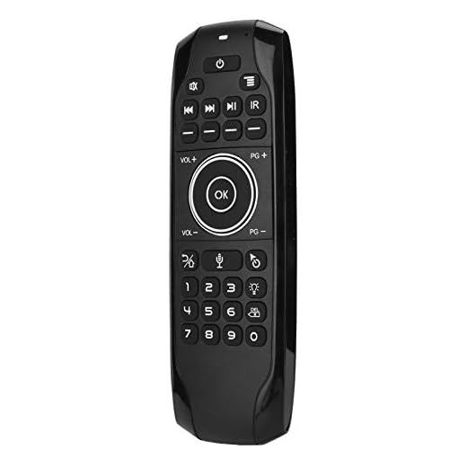 Trådlös mus, 2,4G trådlös musstöd 5 nycklar Infraröd inlärning Fjärrkontroll 2,4G trådlös överföring för Smart TV för TV-box