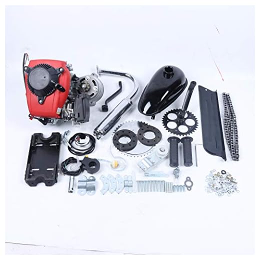 49CC 4-Stroke Gas Petrol Motorized Bike DIY Engine Motor Kit Scooter+Chain Drive Bicycle Scooter Conversion kit (without belt)