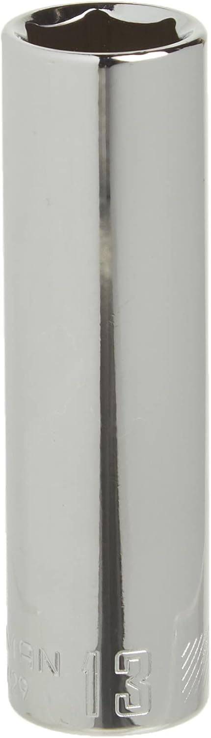 CRAFTSMAN Deep Socket, Metric, 3/8-Inch Drive, 13mm, 6-Point (CMMT44429)
